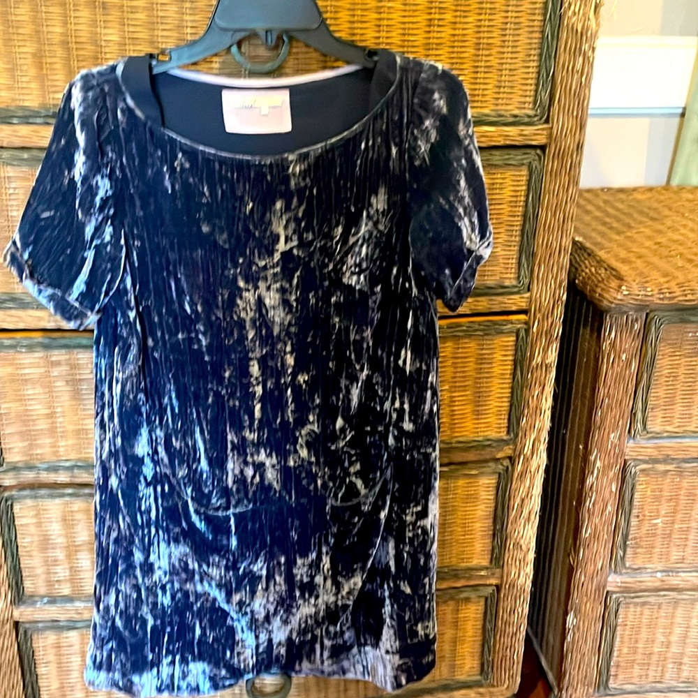 Blue Velvet Minidress by Floreat